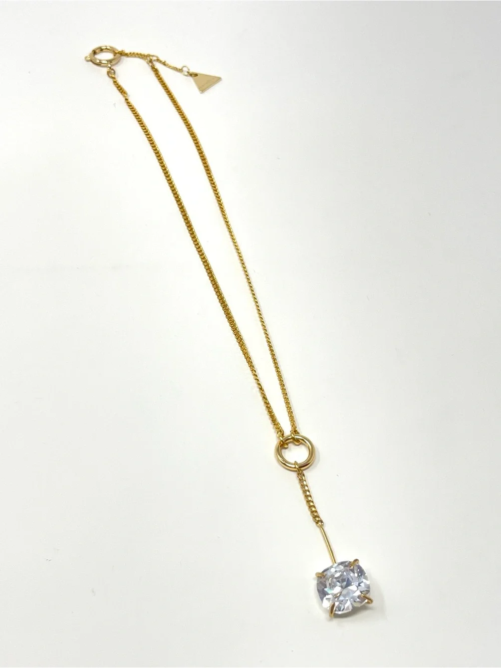 New Anthropologie x Serefina Isabel Lariat Necklace Gold